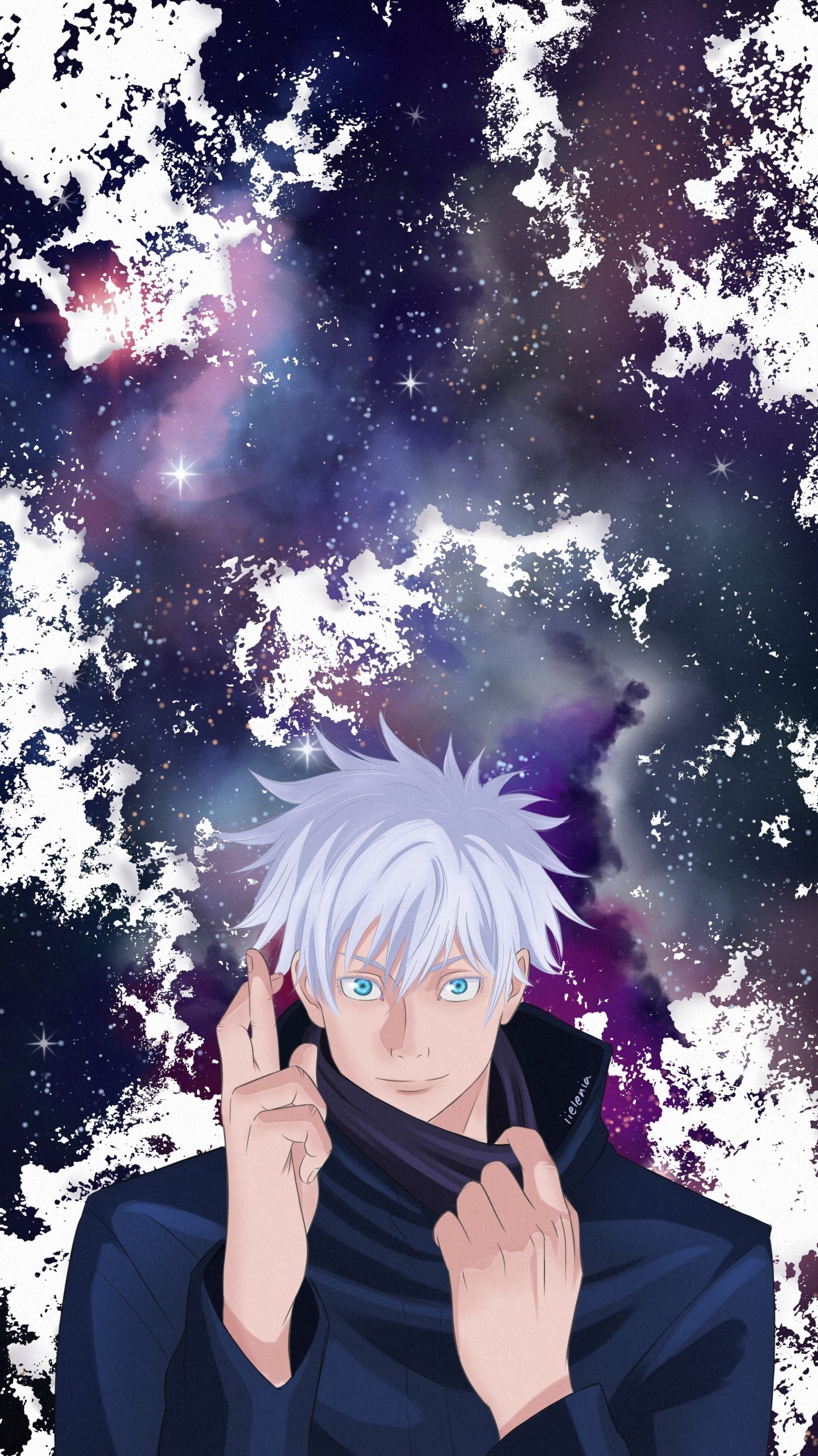 Satoru Gojo, Jujutsu Kaisen, 1438x2560 Verticale, Telefono