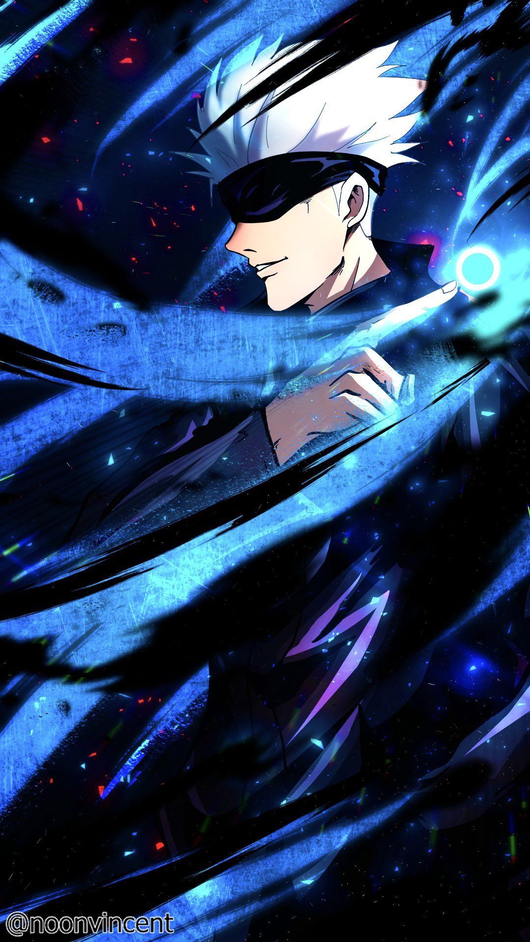 Gojo Satoru Jujutsu Kaisen, 1080x1920 Verticale, Mobile
