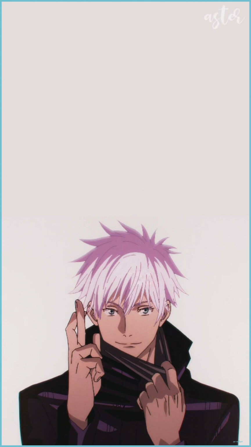 Gojo Satoru anime, 864x1536 Full HD Verticale, iPhone