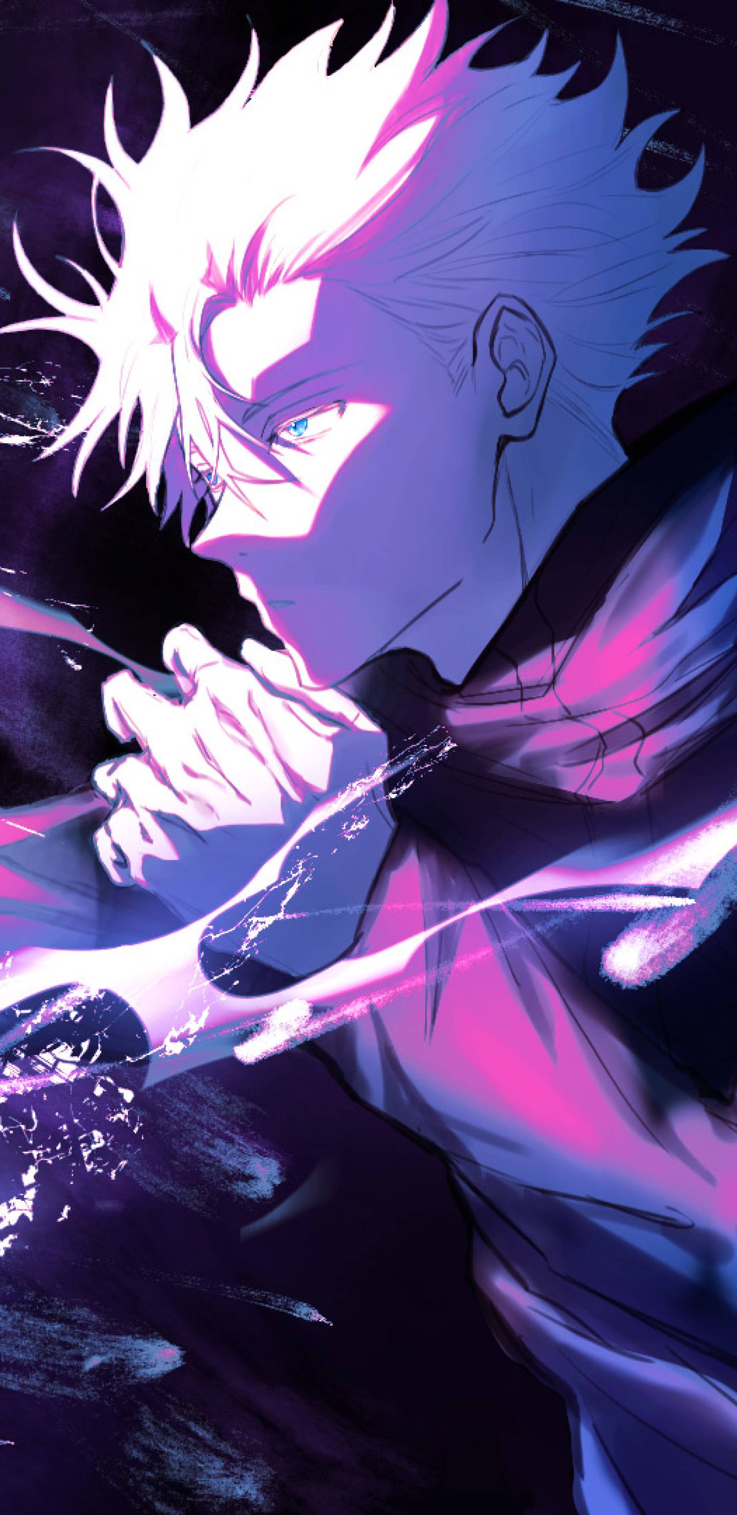 Gojo Satoru Jujutsu Kaisen, anime, 1440x2960 Full HD Verticale, Smartphone