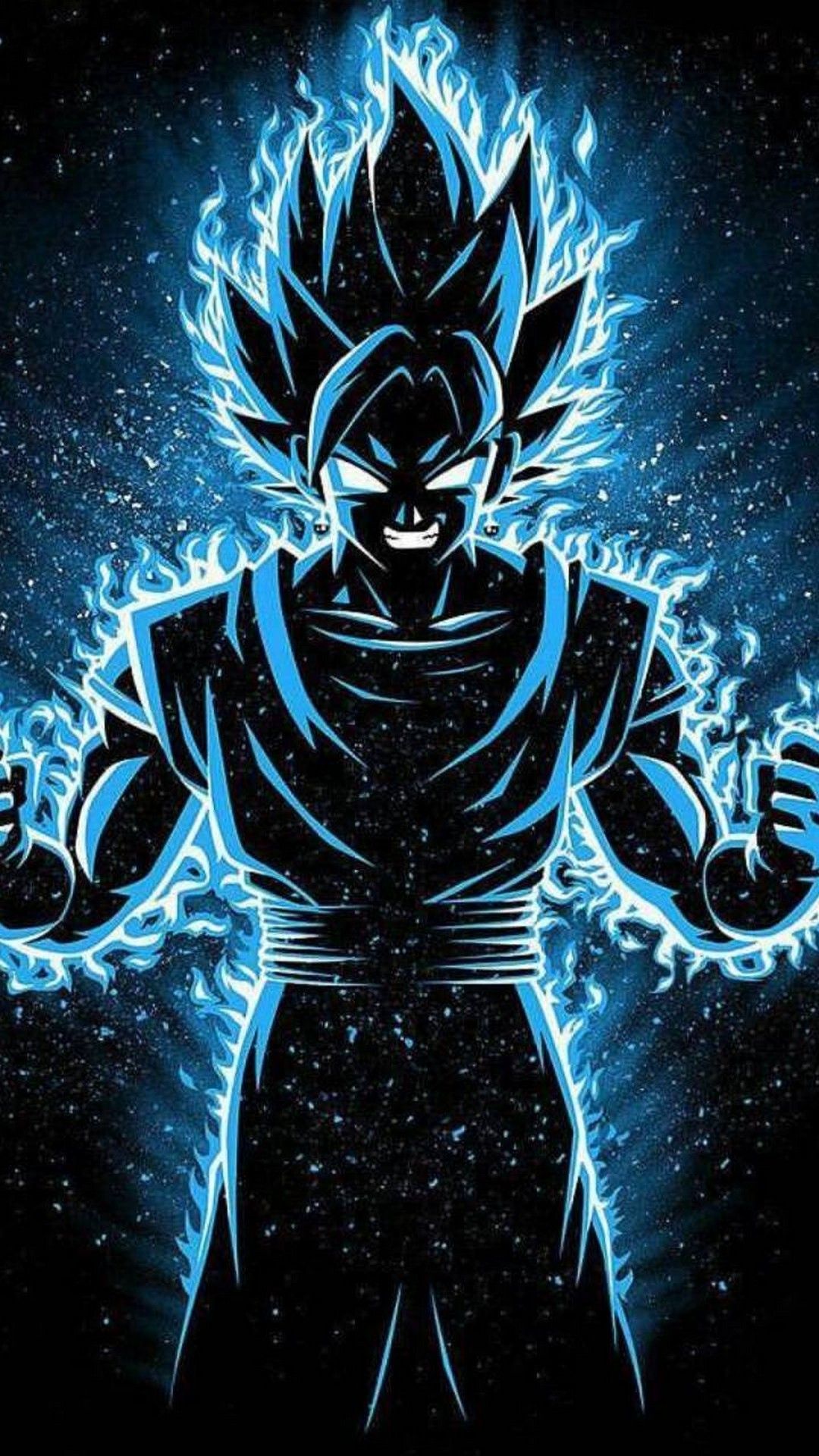 Goku Black aura blu, 1080x1920 Full HD Verticale, iPhone