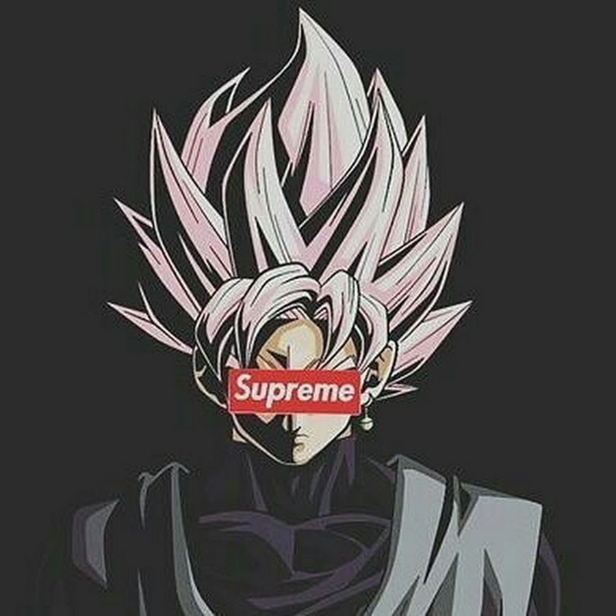 Goku Black logo Supreme, streetwear, 900x900 HD, Desktop