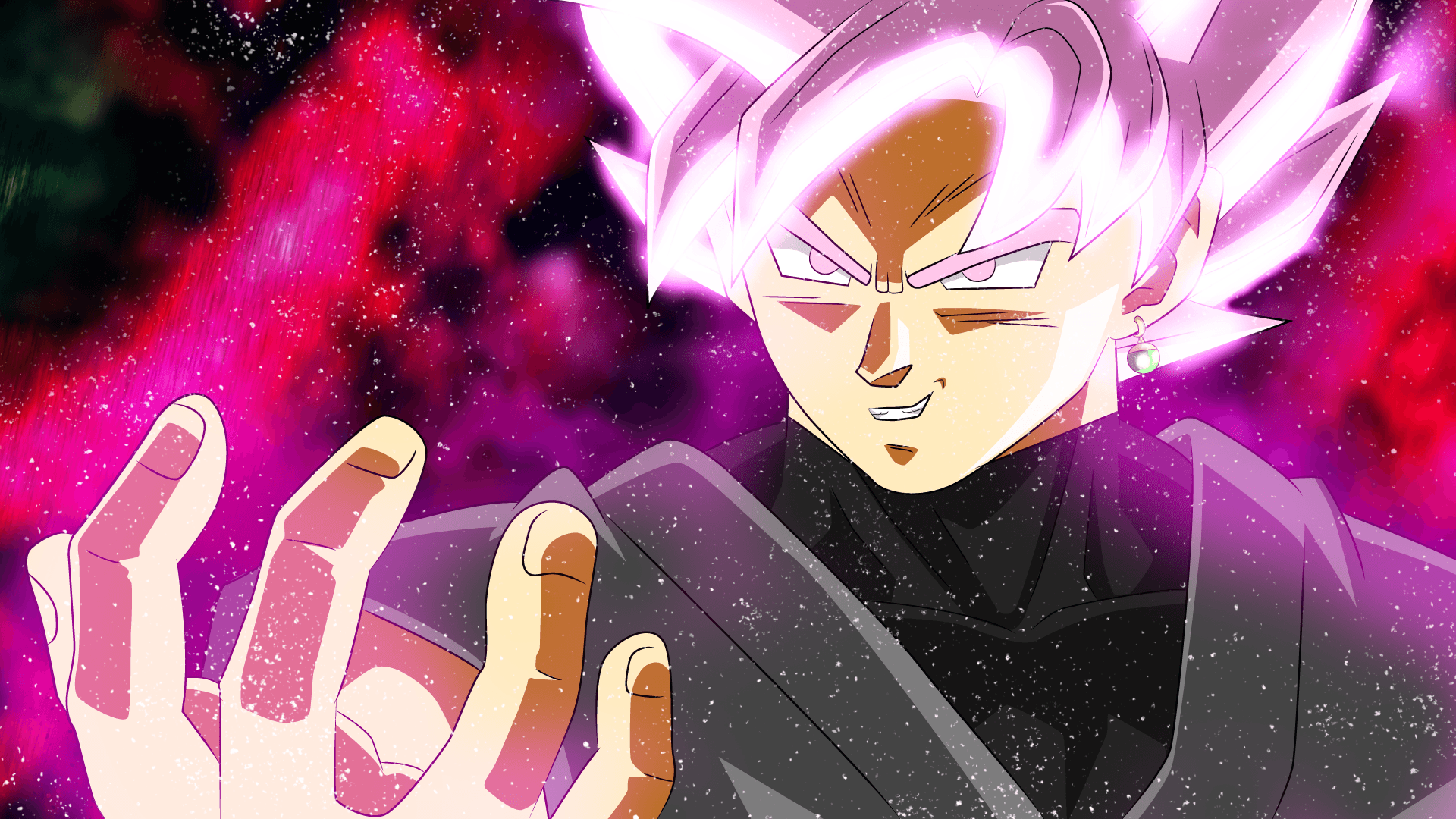 Goku Black Super Saiyan Rosé, 1920x1080 Full HD, Desktop