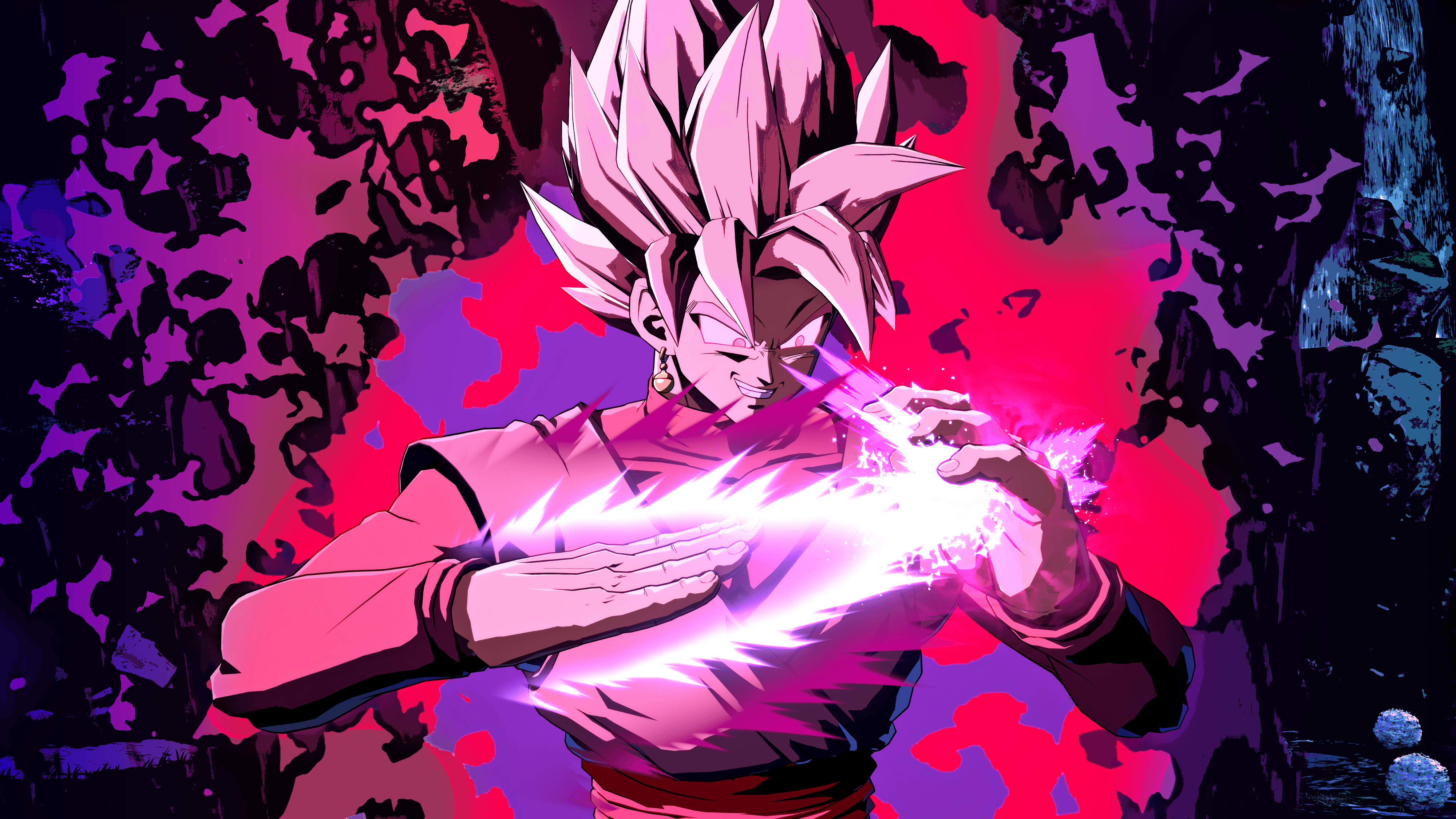 Goku Black Supreme rosa, 4000x2250 4K, Desktop 4K