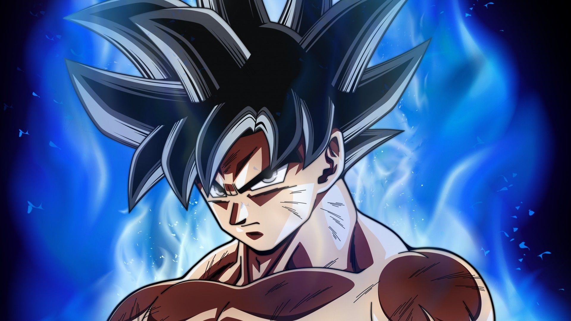 Goku Ultra Instinct Dragon Ball, anime di Akira Toriyama, 1920x1080 Full HD 1080p, PC