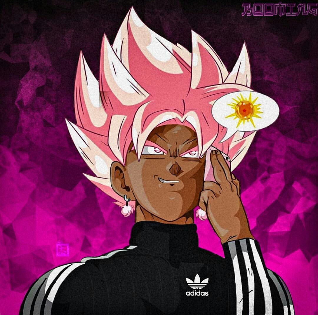 Goku Black Super Saiyan Rosé Adidas, abbigliamento sportivo, 1080x1070 HD, Desktop