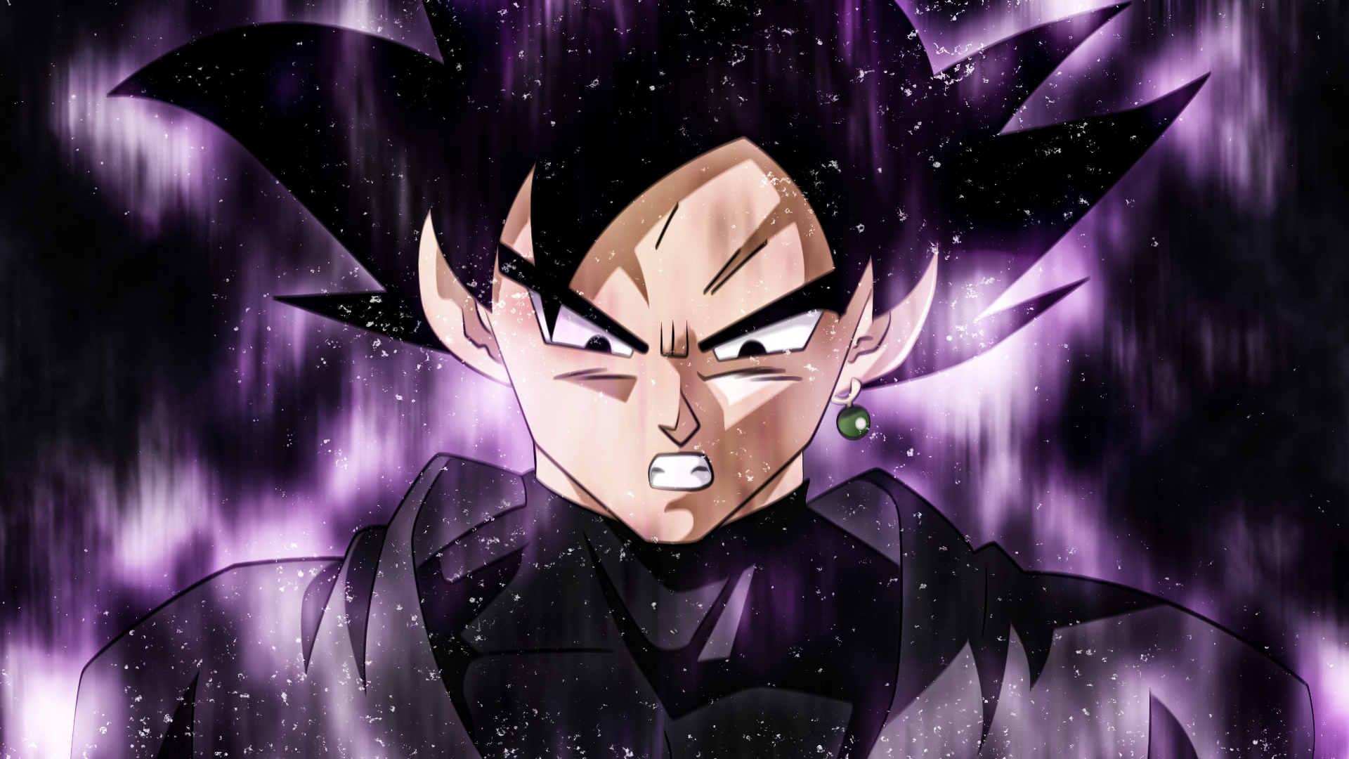 Goku Black aura viola, 1920x1080 Full HD, Desktop