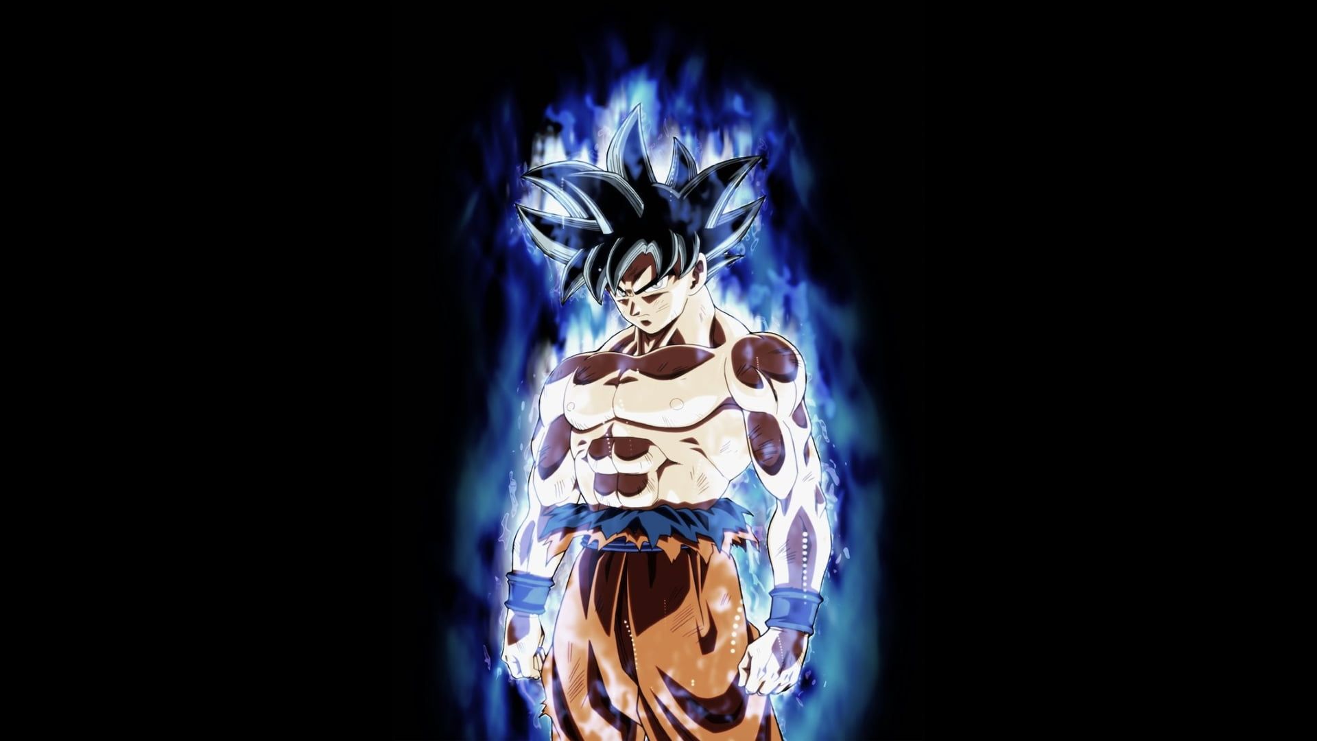 Goku Ultra Istinto aura blu, 1920x1080 1080p, Desktop