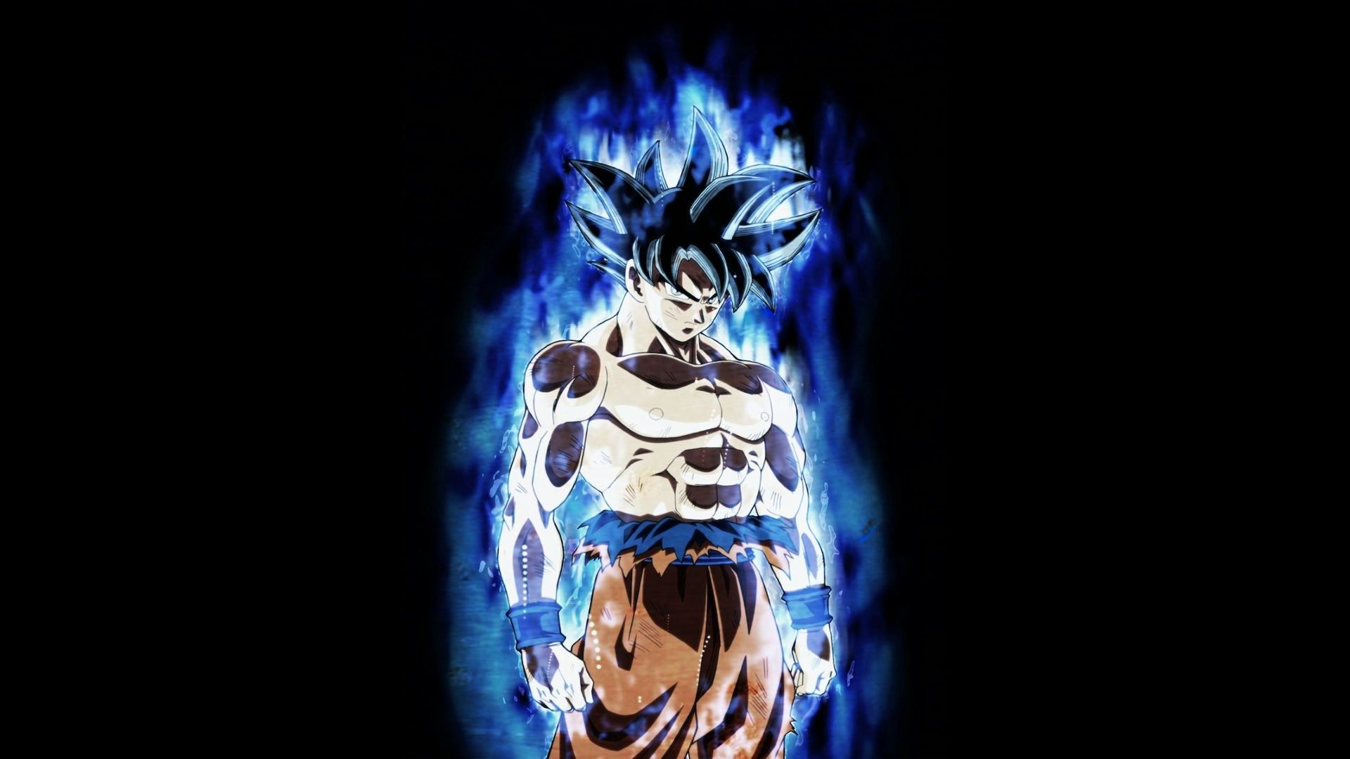 Goku Ultra Istinto aura blu, 1920x1080 Full HD, PC Desktop