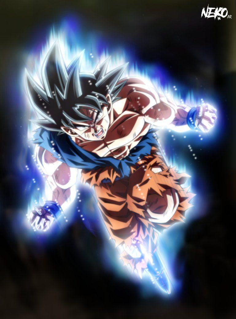 Goku Ultra Istinto aura blu, 769x1040 Full HD Verticale, iPhone