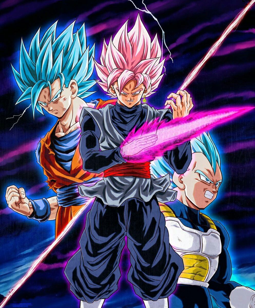 Goku Black e Vegeta Super Saiyan, Principe dei Saiyan, 993x1200 Full HD Verticale, Smartphone