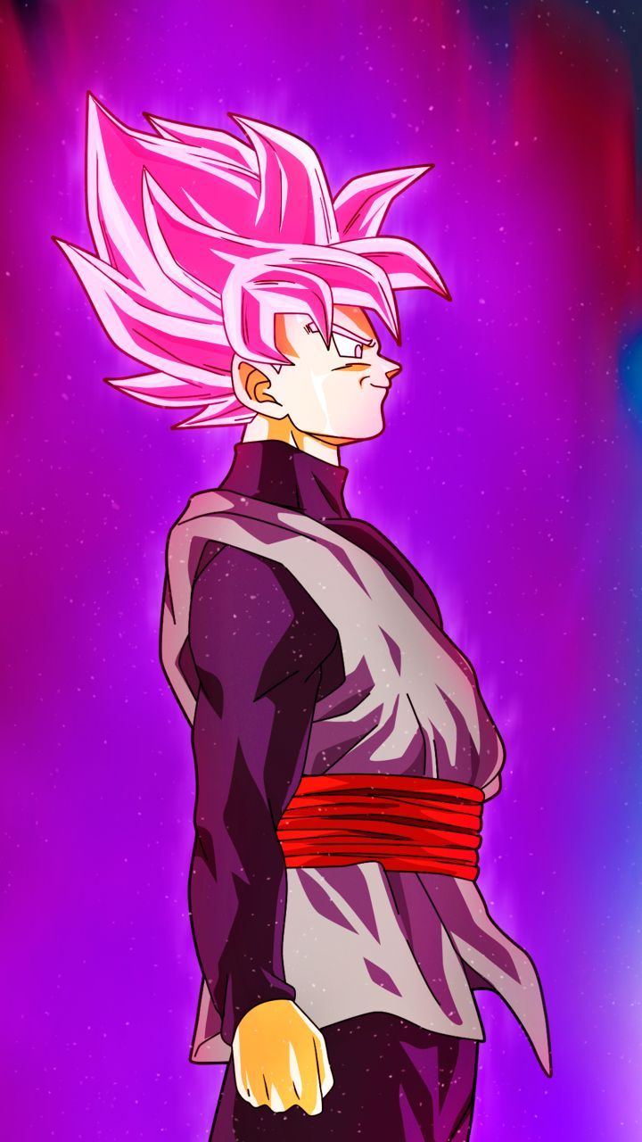 Goku Black Super Saiyan Rosé, 720x1280 Full HD Verticale, iPhone