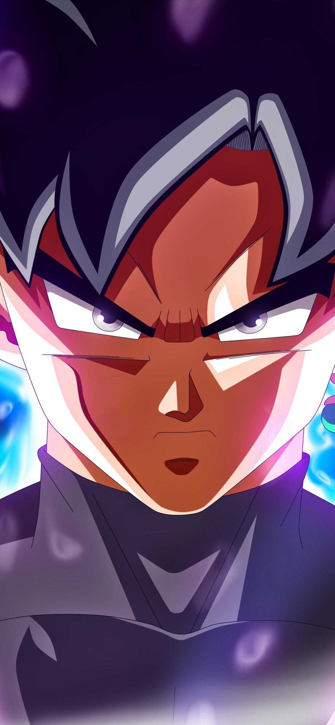 Goku Black Ultra Istinto, Dragon Ball Super, 1125x2436 Verticale, Mobile