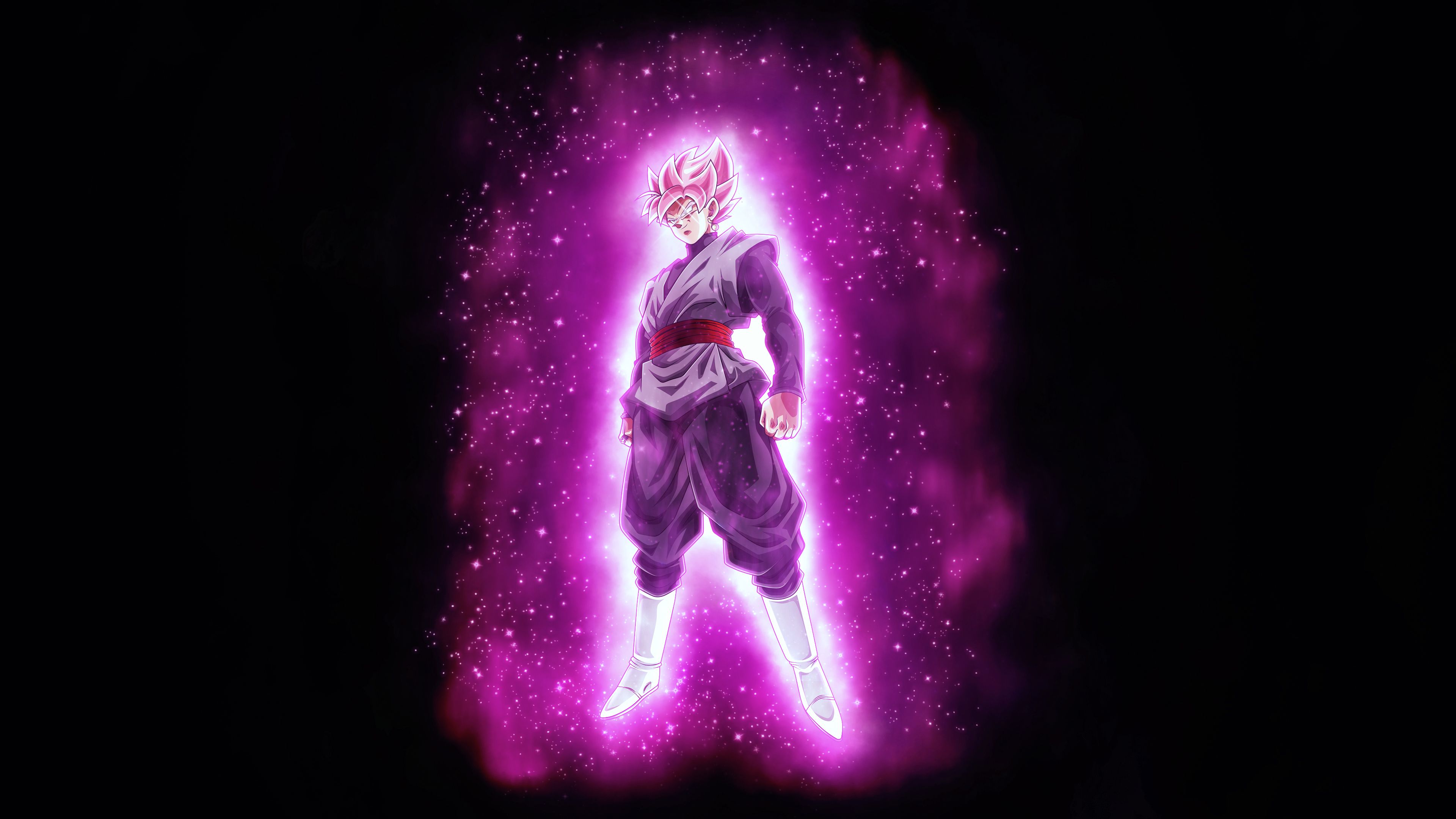 Goku Black aura viola, 3840x2160 UHD, PC 4K