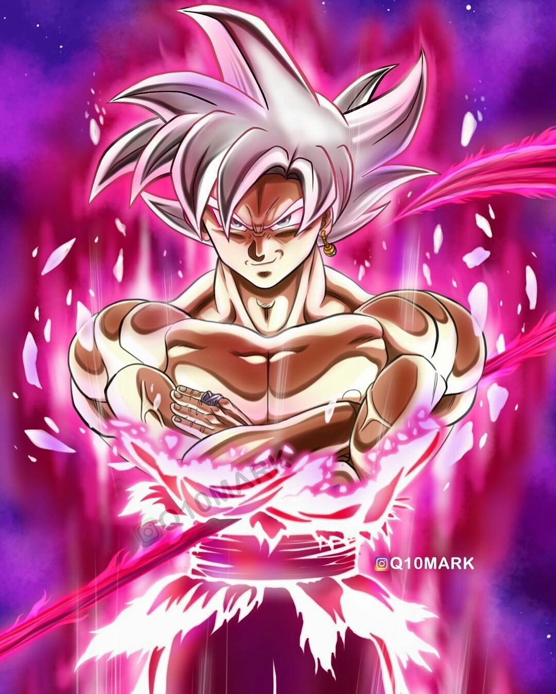 Goku Black Ultra Istinto rosa, Saiyan, 1080x1349 Full HD Verticale, iPhone
