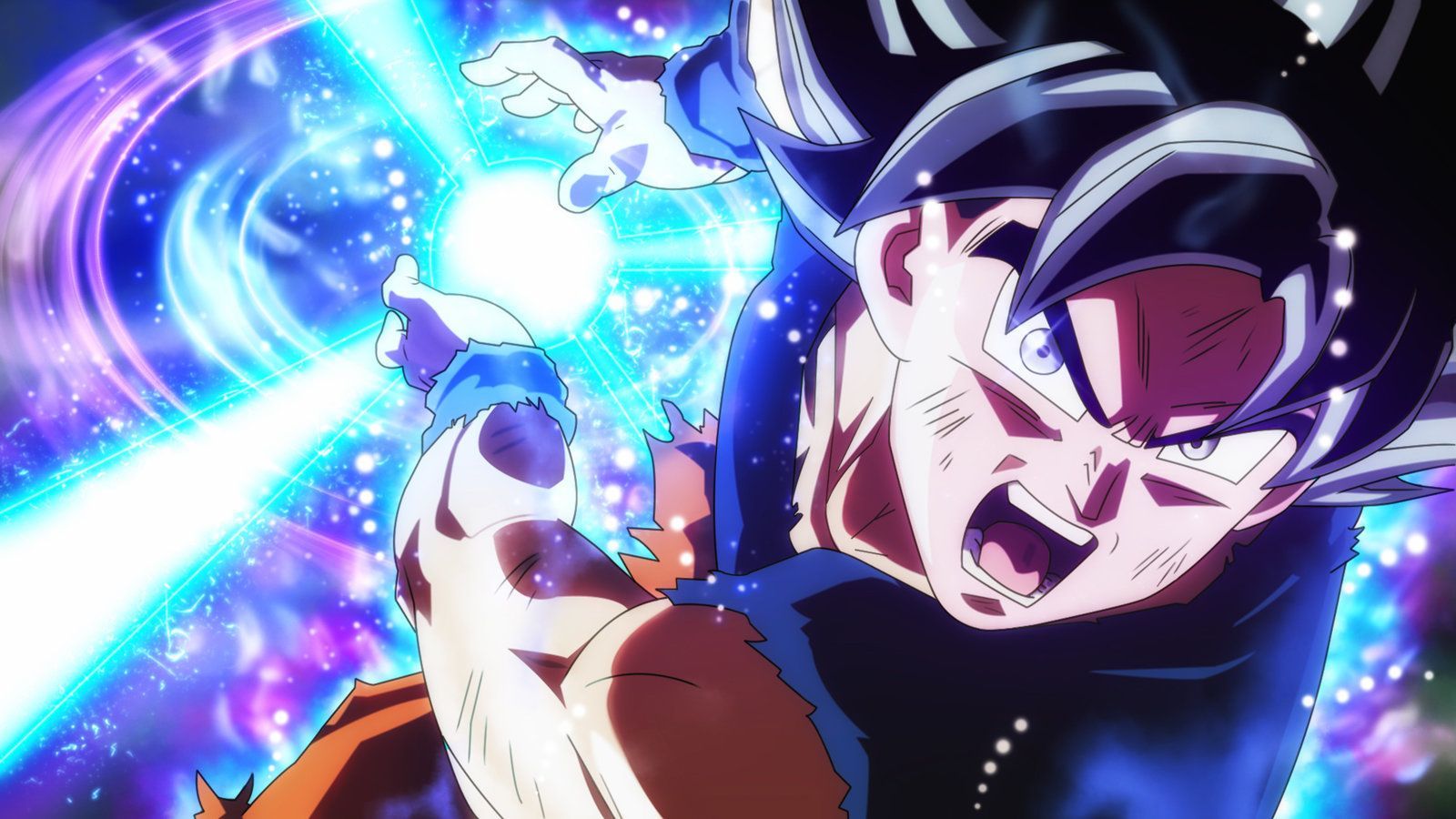 Goku Ultra Instinct sfera energia, 1600x900 HD Ready, iMac