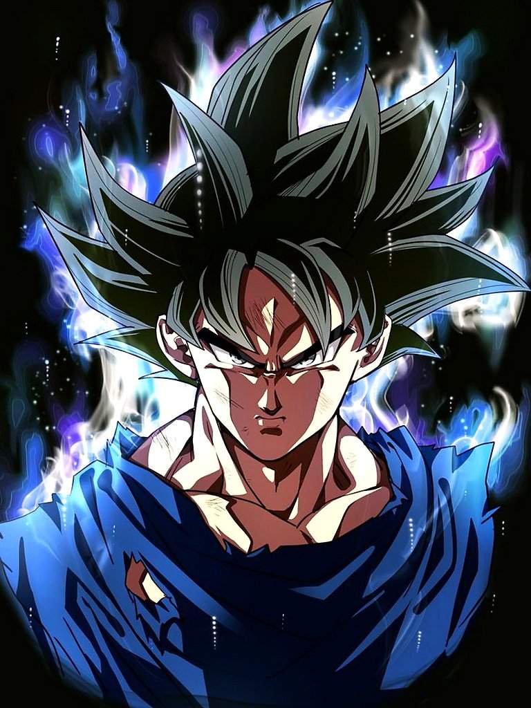 Goku Ultra Instinct capelli argento, Saiyan, 768x1024 Full HD Verticale, iPhone