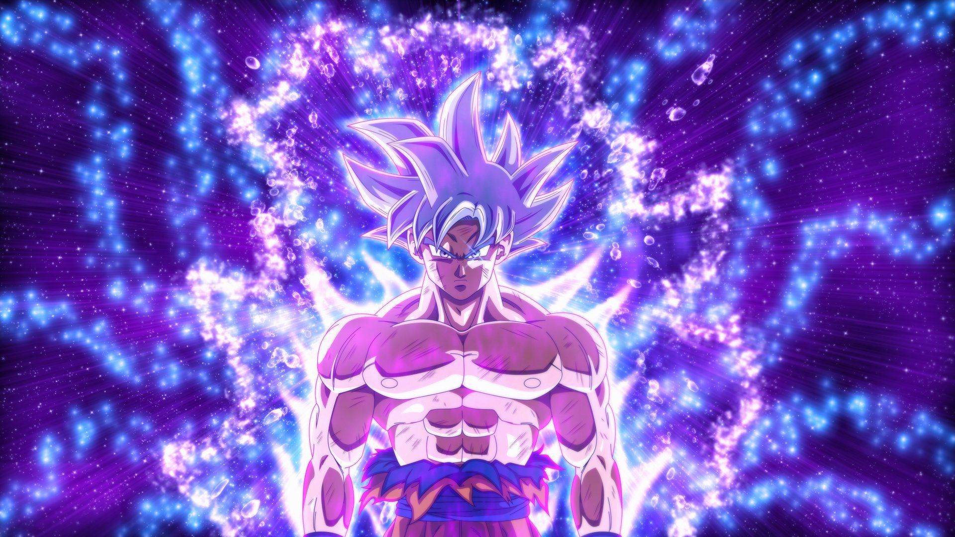 Goku Ultra Instinct aura viola, 1920x1080 Full HD 1080p, Desktop