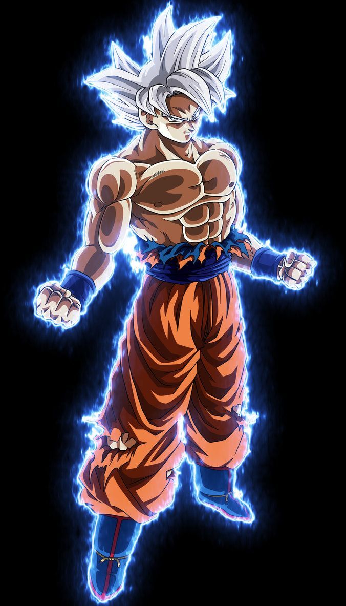 Goku Ultra Instinct Dragon Ball, anime di Akira Toriyama, 676x1183 Full HD Verticale, Smartphone