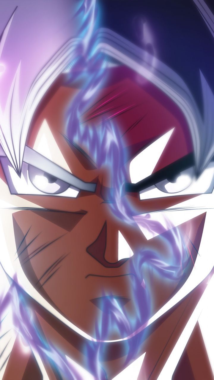 Goku Ultra Instinct primo piano, 720x1280 Full HD Verticale, iPhone