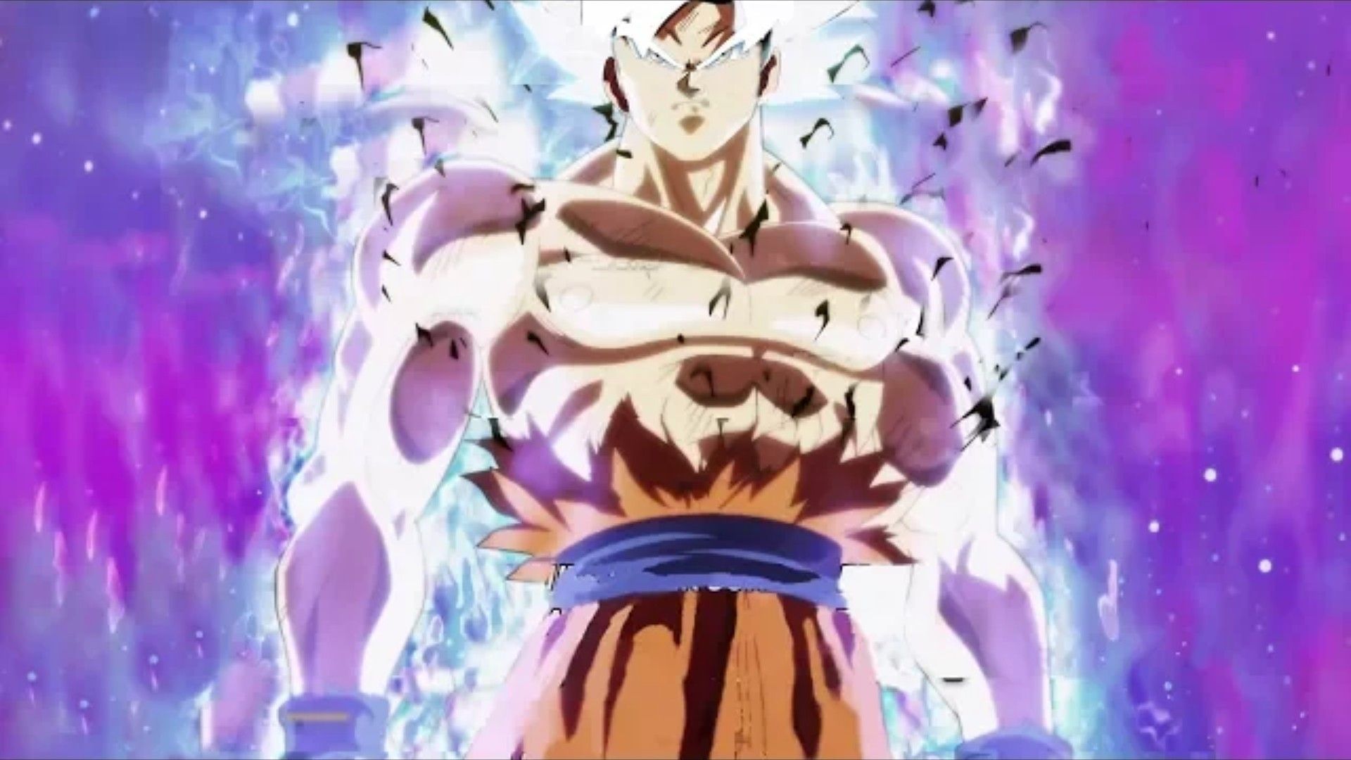 Goku Ultra Instinct, aura blu, 1920x1080 Full HD 1080p, PC