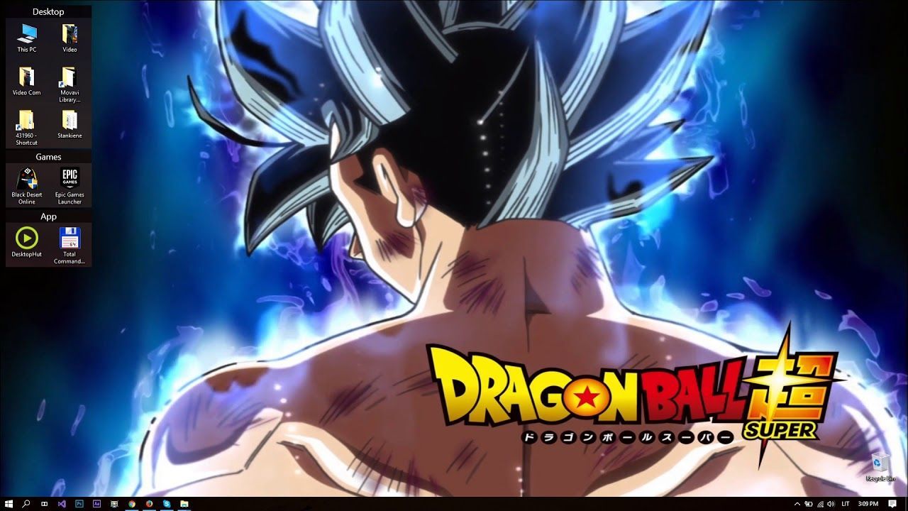 Goku Ultra Instinct Dragon Ball Super, 1280x720 720p, PC
