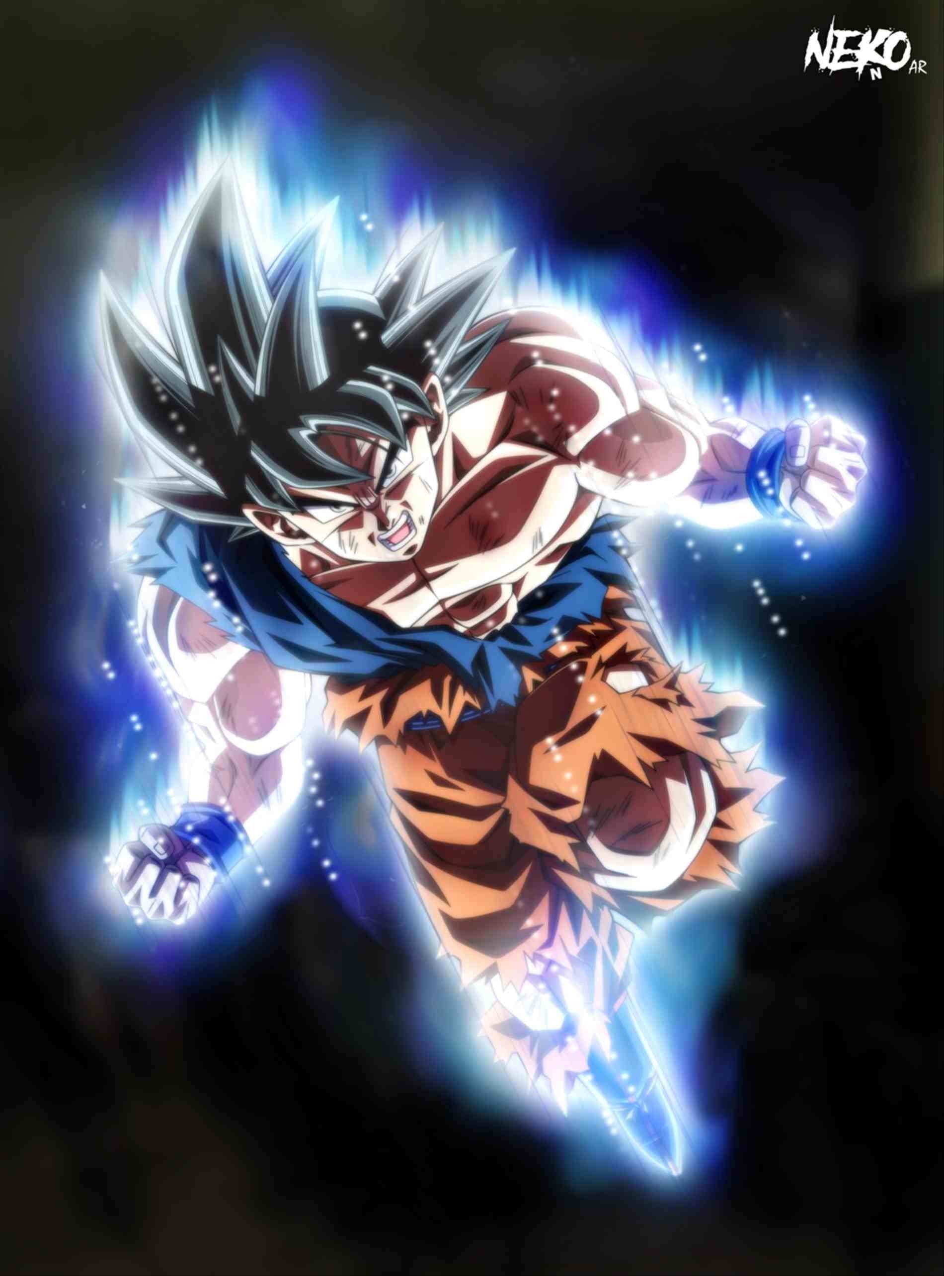 Goku Ultra Instinct, Dragon Ball, 1900x2569 Verticale, Mobile