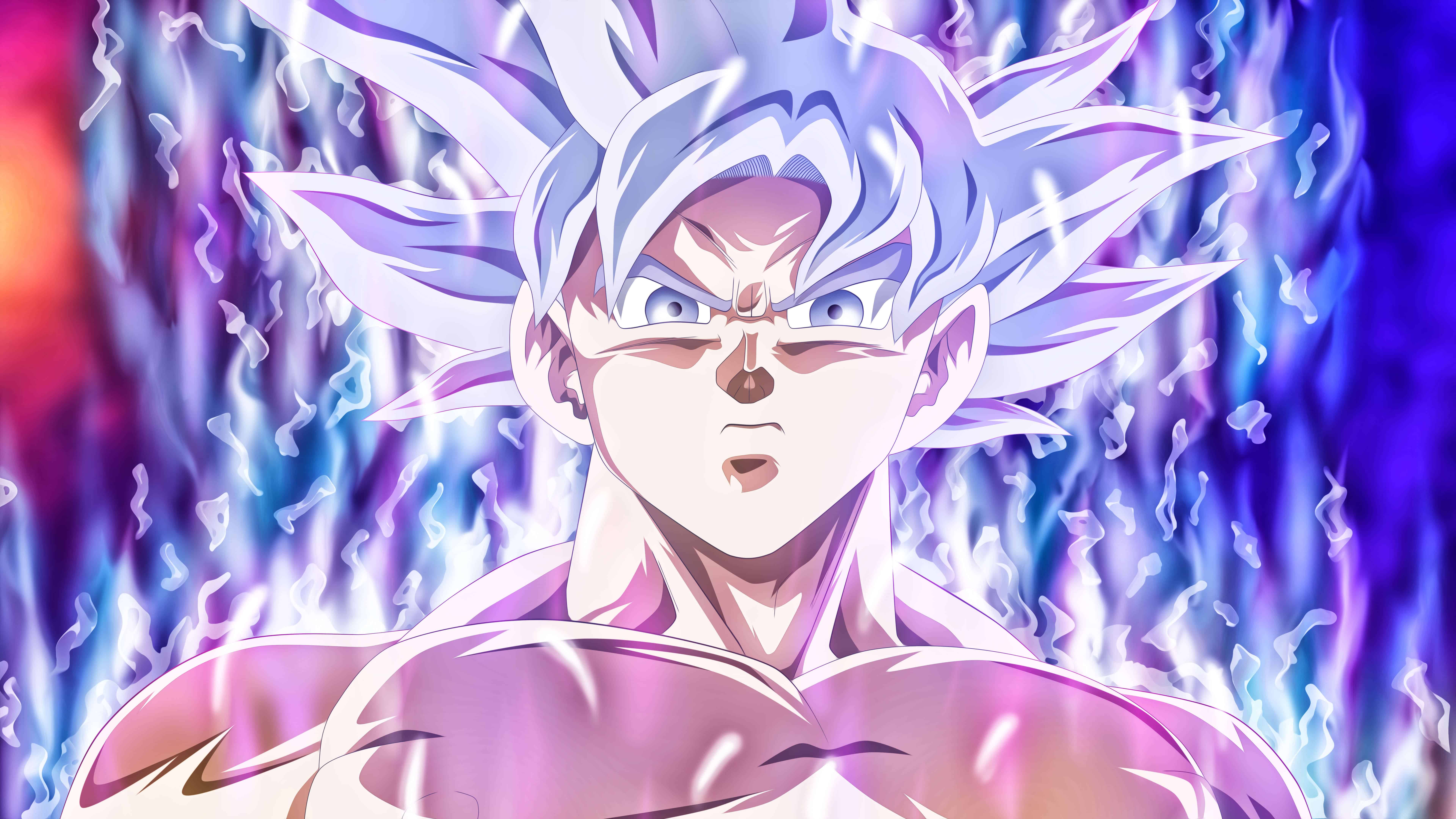 Goku Ultra Instinct, Dragon Ball, 7680x4320 4K, Desktop 4K