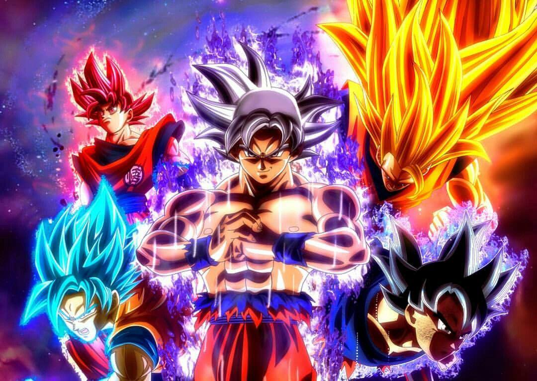 Goku forme multiple Dragon Ball, 1080x766 HD, PC