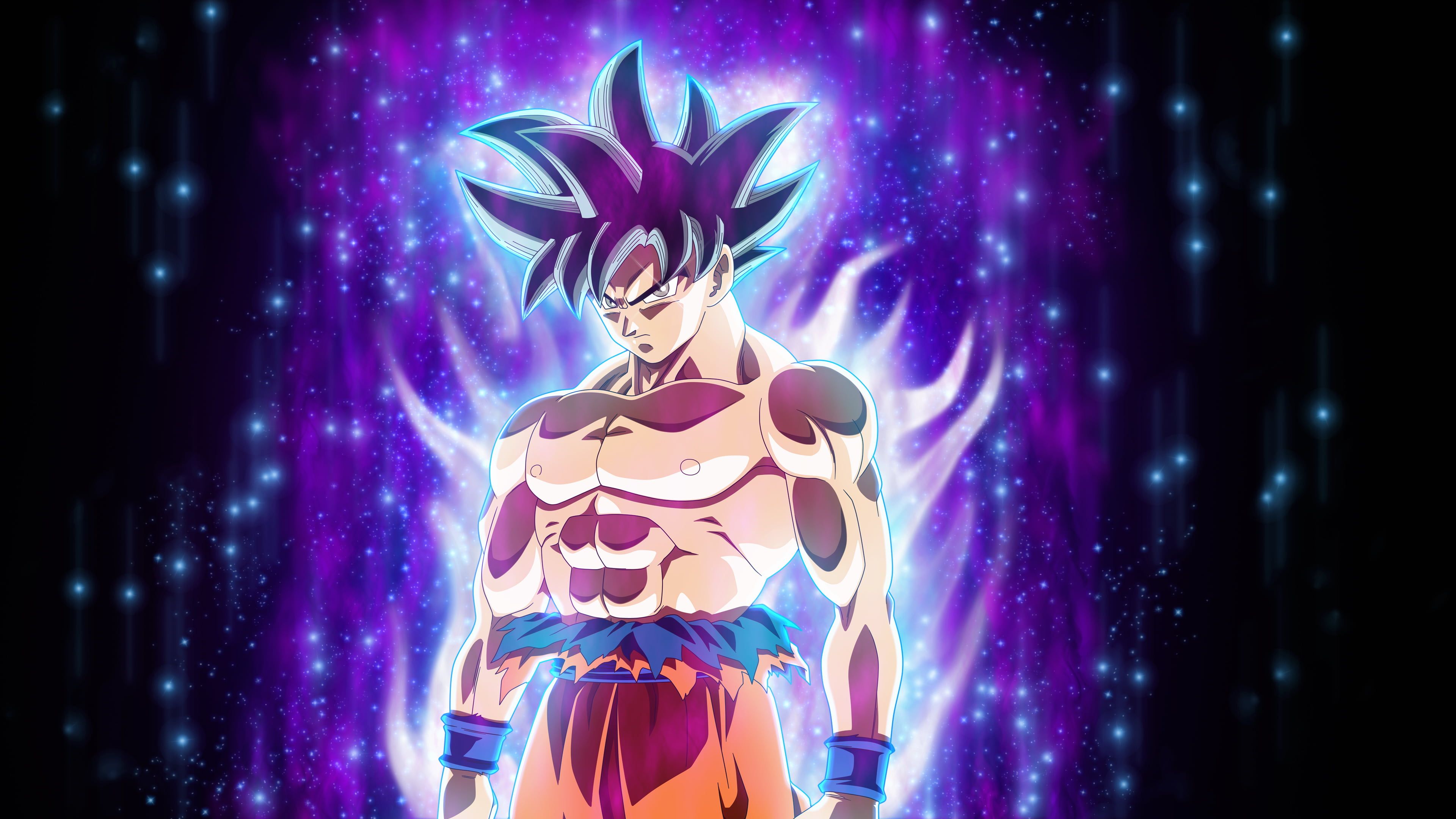 Goku Ultra Istinto viola, 3840x2160 4K Ultra HD, Monitor 4K