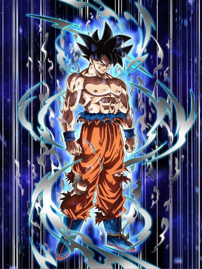 Goku Ultra Istinto capelli argento, 768x1024 Verticale, Telefono