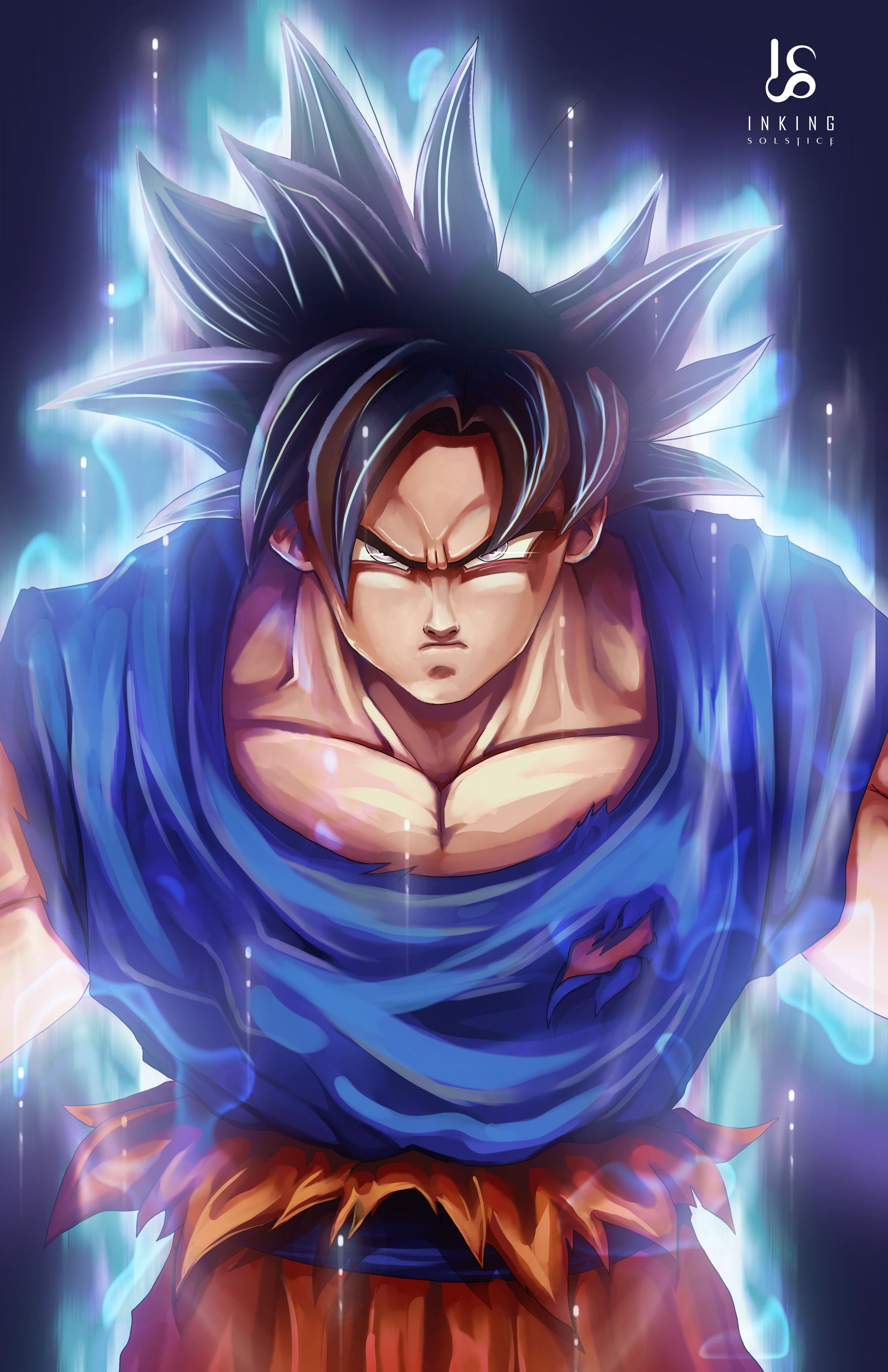 Goku Ultra Istinto capelli argento, 1920x2967 Verticale, Mobile