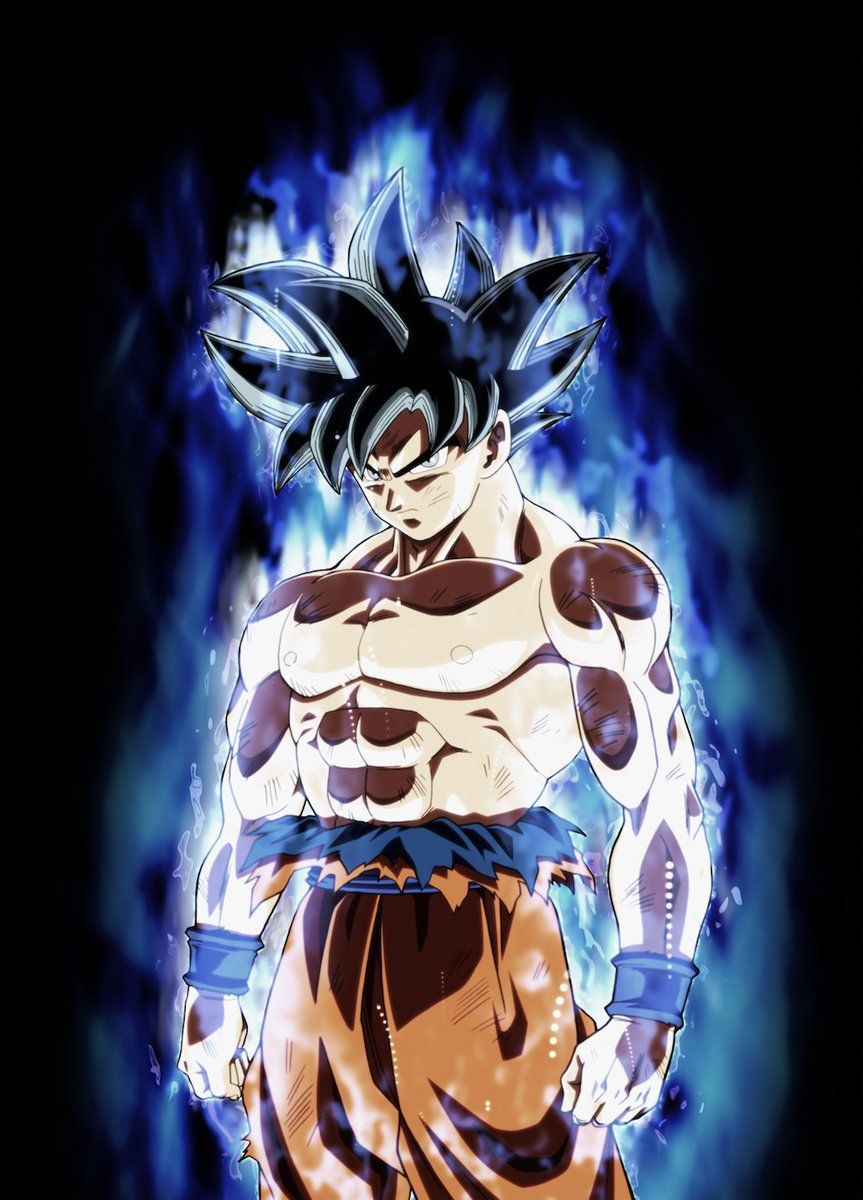 Goku Ultra Istinto aura blu, Dragon Ball, 863x1200 Full HD Verticale, Smartphone