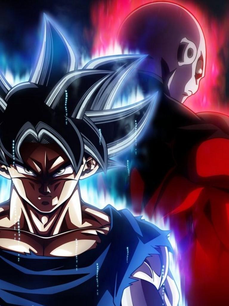 Goku Ultra Istinto vs Jiren, Dragon Ball, 768x1024 Verticale, Mobile