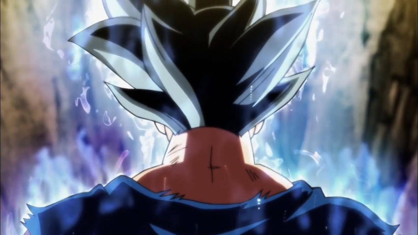 Goku Ultra Instinct energia blu, 1334x750 720p, Laptop