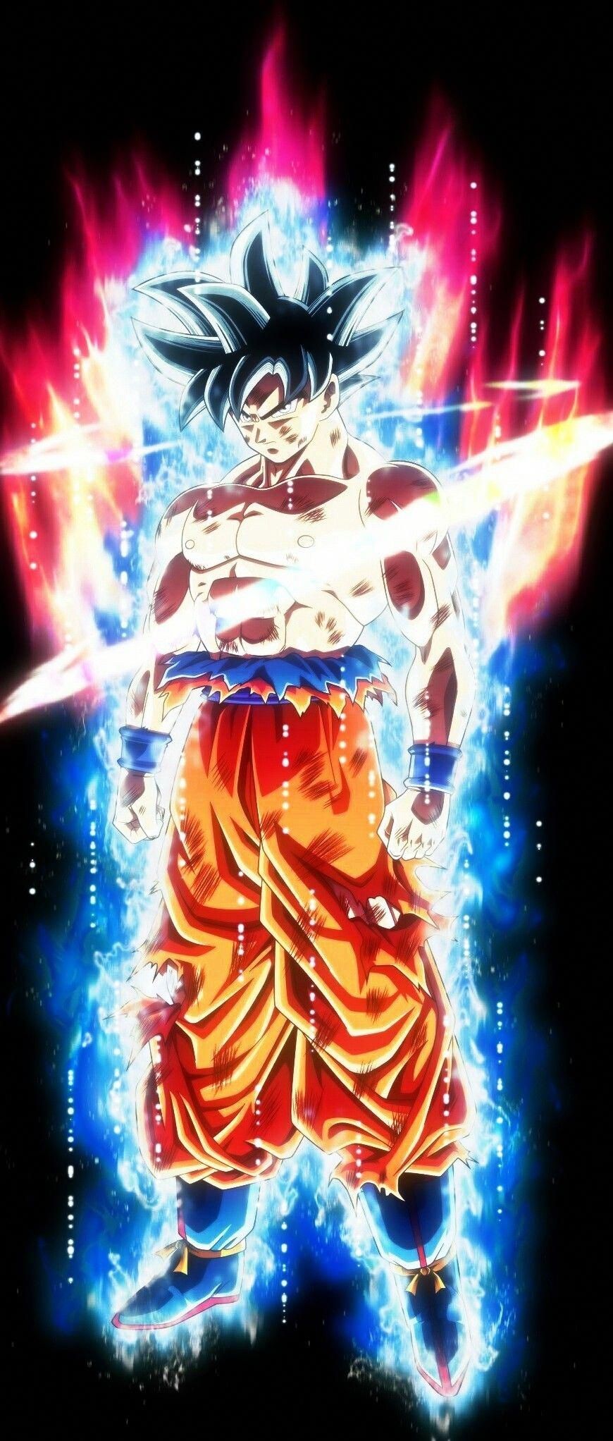Goku Ultra Instinct Dragon Ball, 870x2044 Full HD Verticale, Samsung Galaxy
