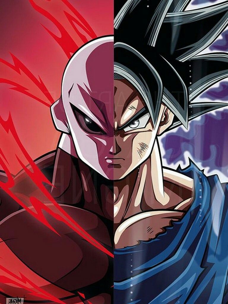 Goku vs Jiren, Dragon Ball Super, 768x1024 Verticale, Telefono