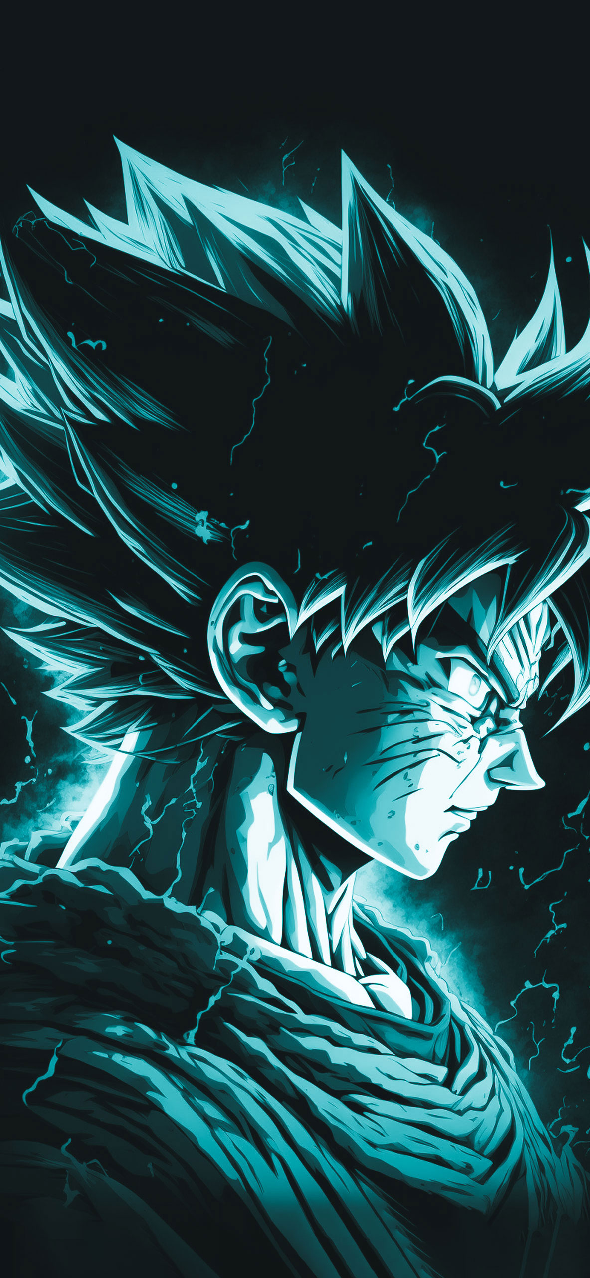 Goku Super Saiyan blu energia, 1183x2560 Verticale, Mobile