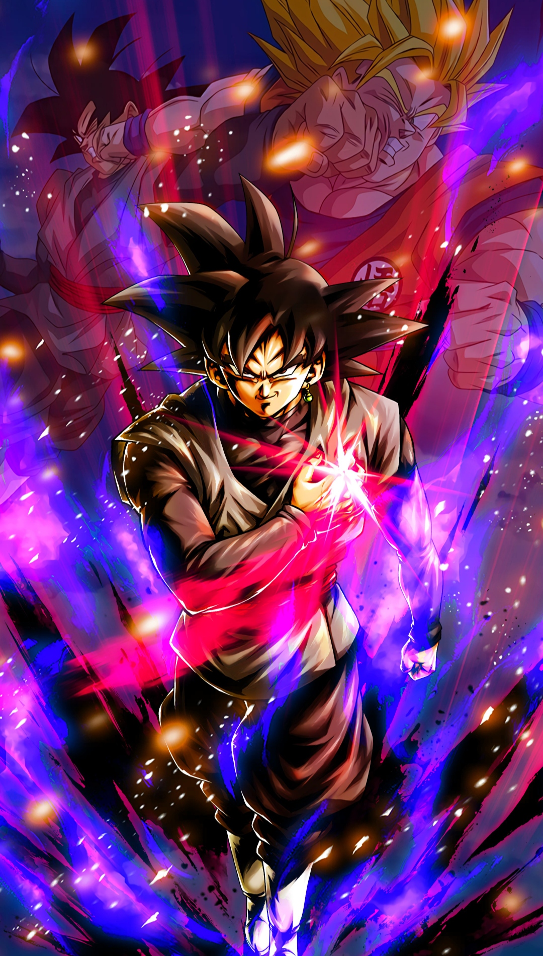 Goku Black energia viola, 1080x1900 Verticale, Telefono