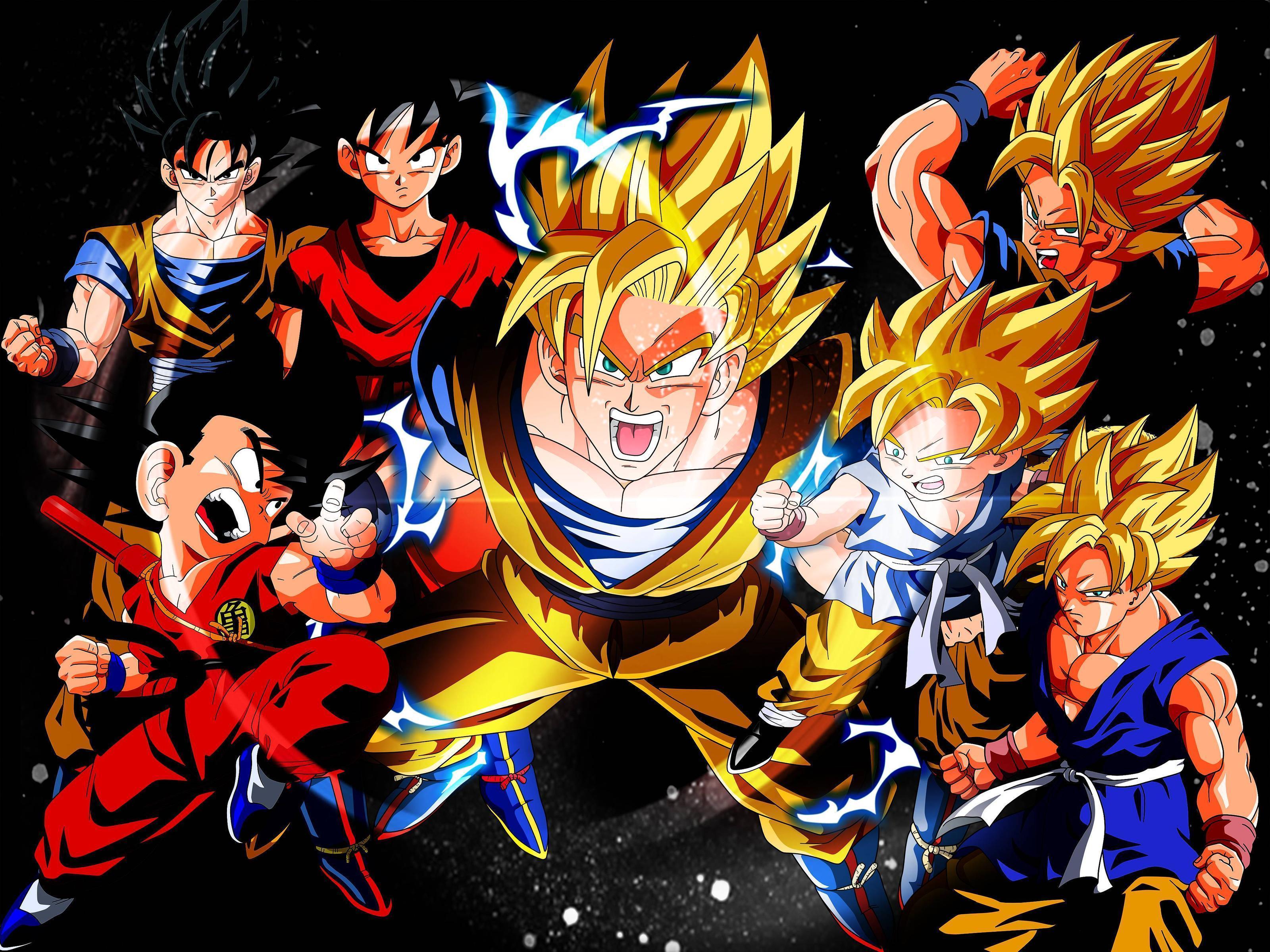 Goku forme Super Saiyan Dragon Ball, 3200x2400 WQXGA, Desktop