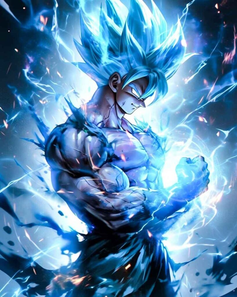 Goku Super Saiyan Blue, 817x1024 Verticale, Mobile