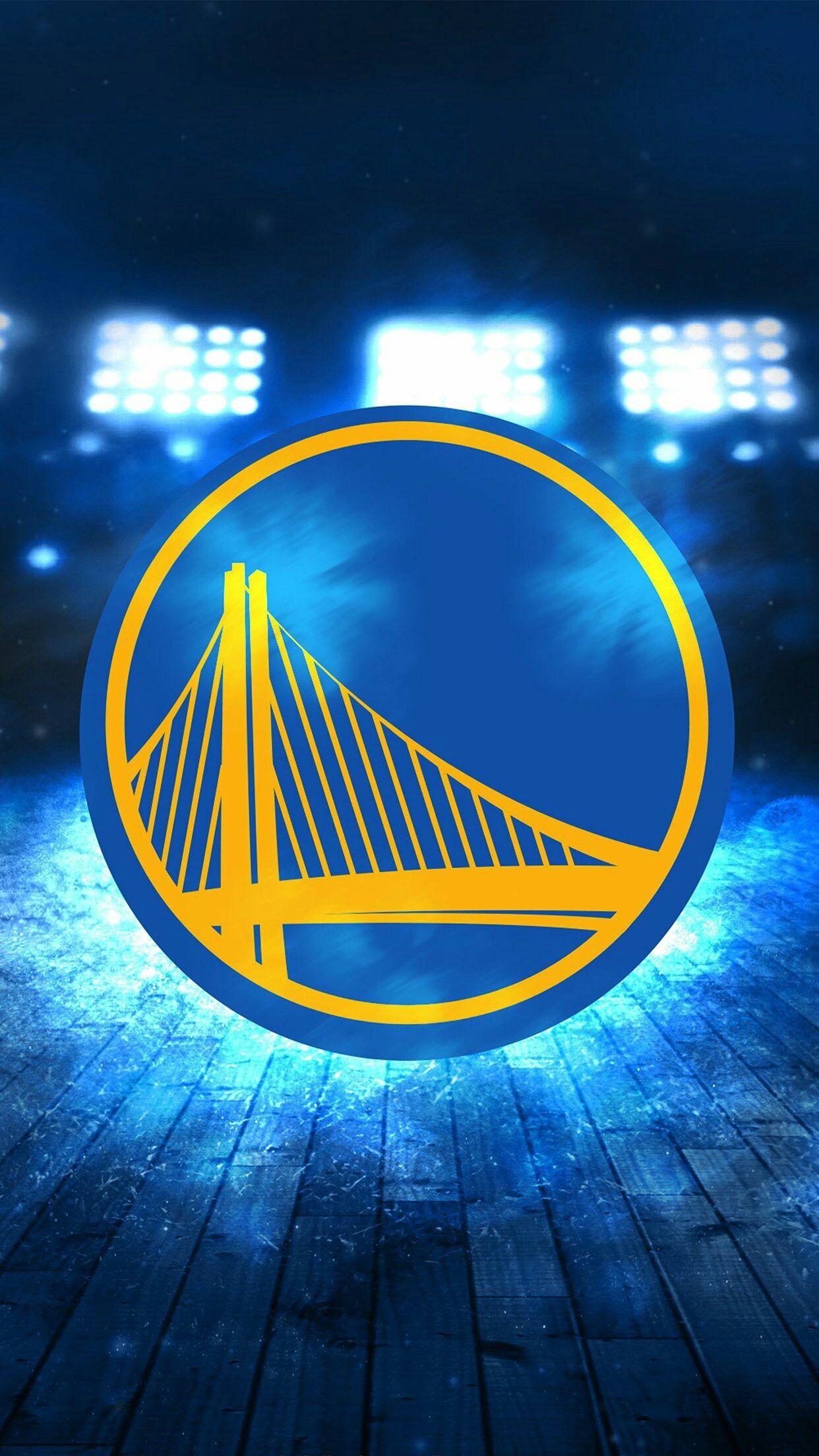 Logo Golden State Warriors, 1242x2208 Verticale, iPhone