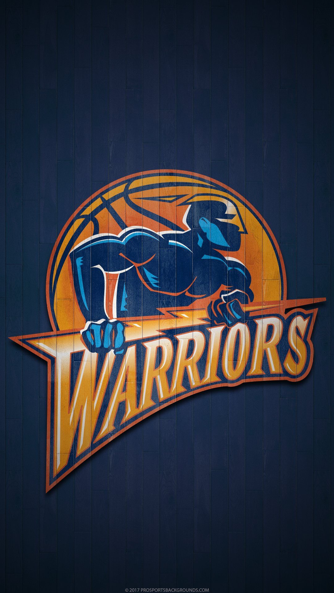 Logo Golden State Warriors basket, 1080x1920 Verticale, iPhone