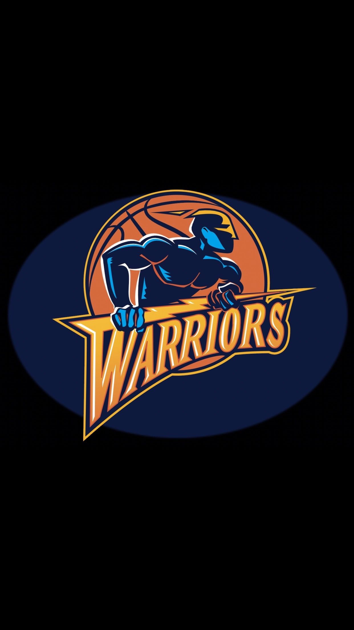 Logo Golden State Warriors blu, 2304x1440 2K, PC Desktop