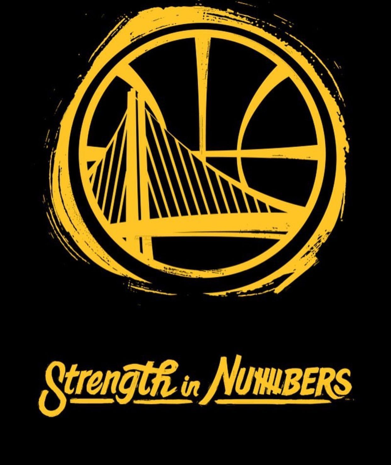 Logo Golden State Warriors, San Francisco, 1242x1478 Full HD Verticale, Smartphone