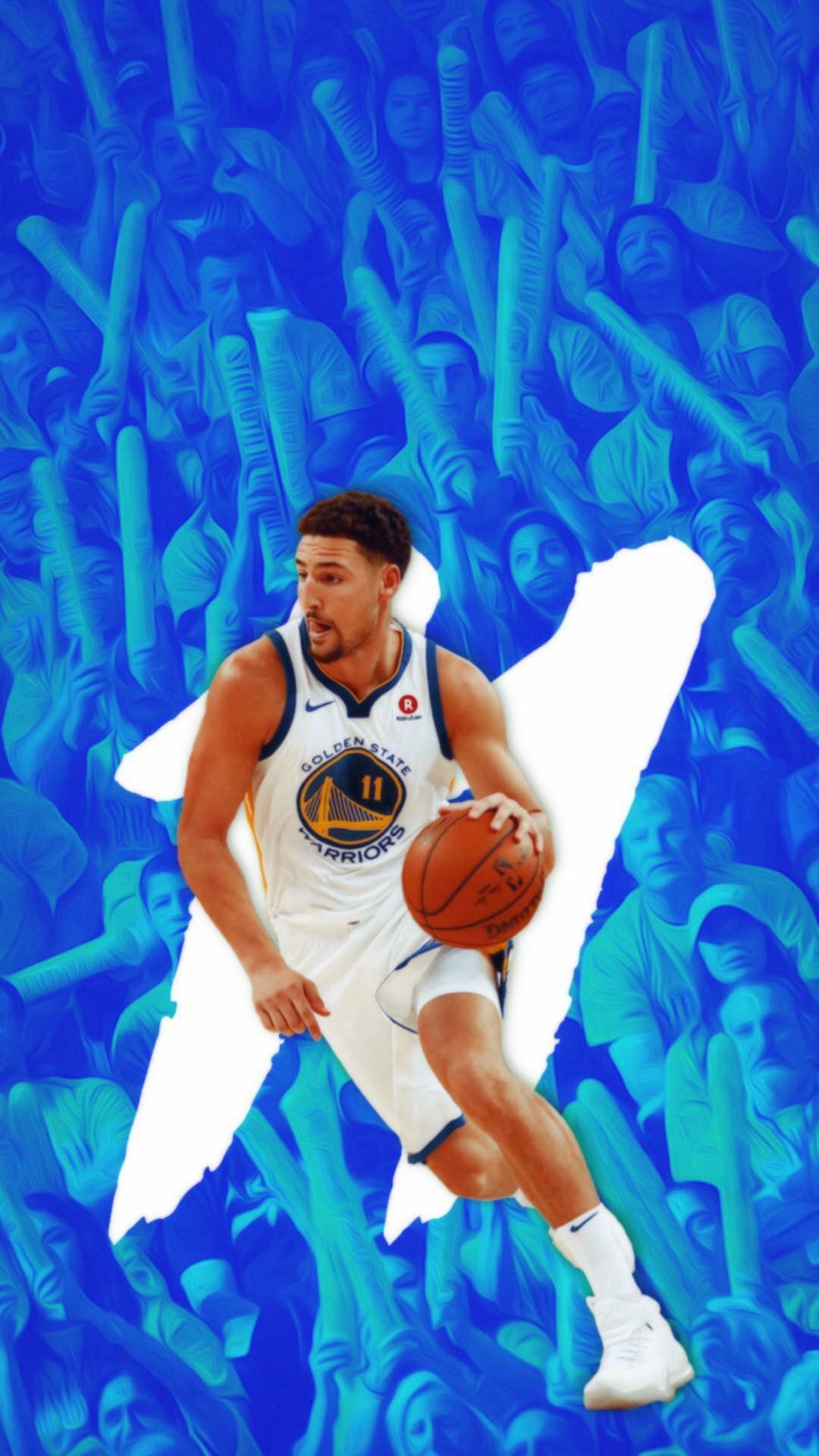 Klay Thompson Golden State Warriors, 1080x1920 Verticale, Mobile