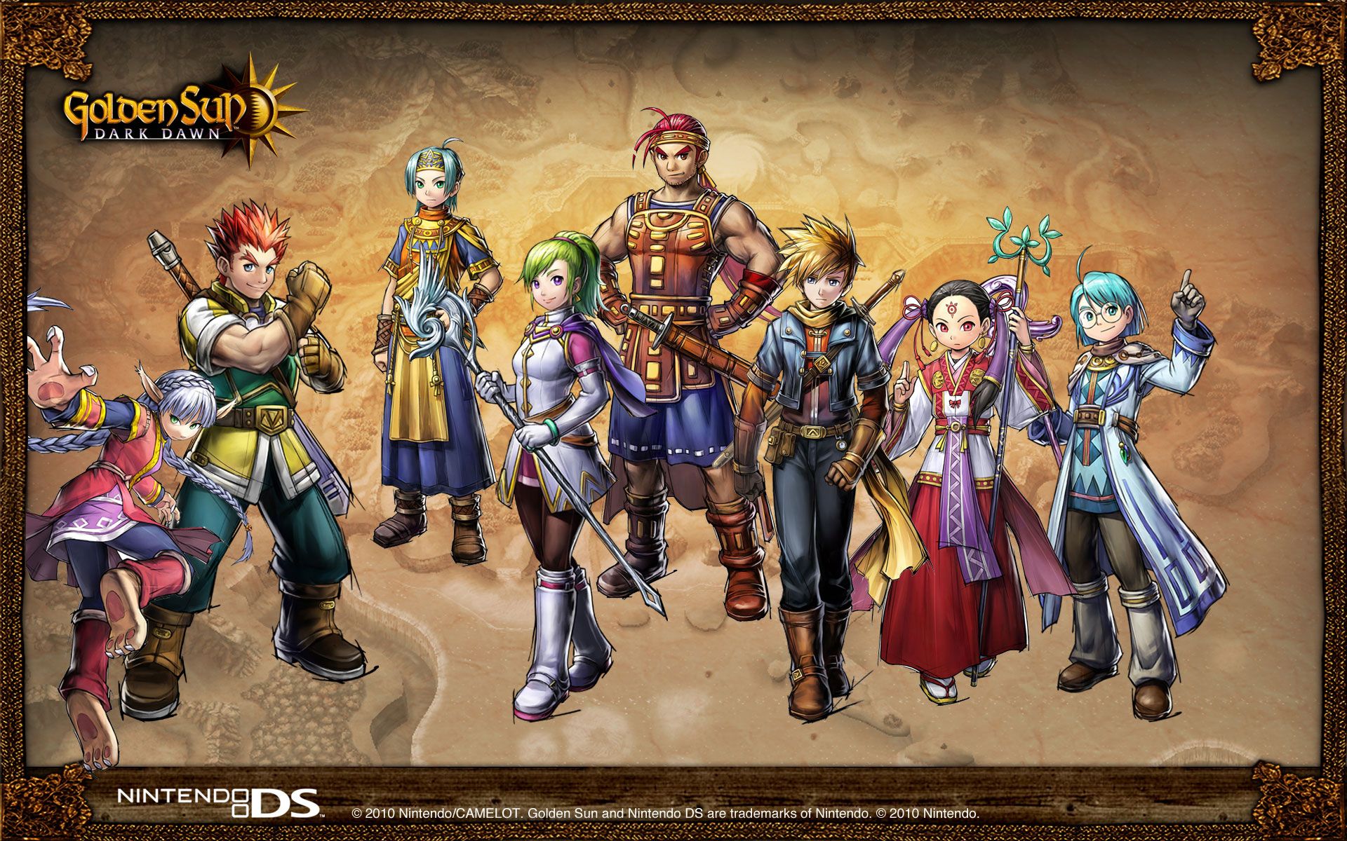 Golden Sun Dark Dawn personaggi, 1920x1200 Full HD+ WUXGA, PC
