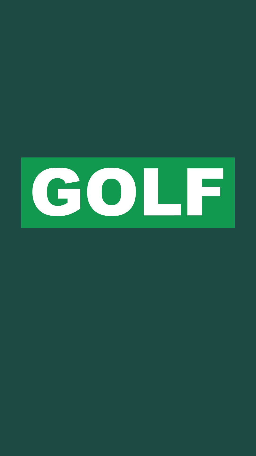 Logo Golf Wang verde, 1080x1920 Verticale, Telefono