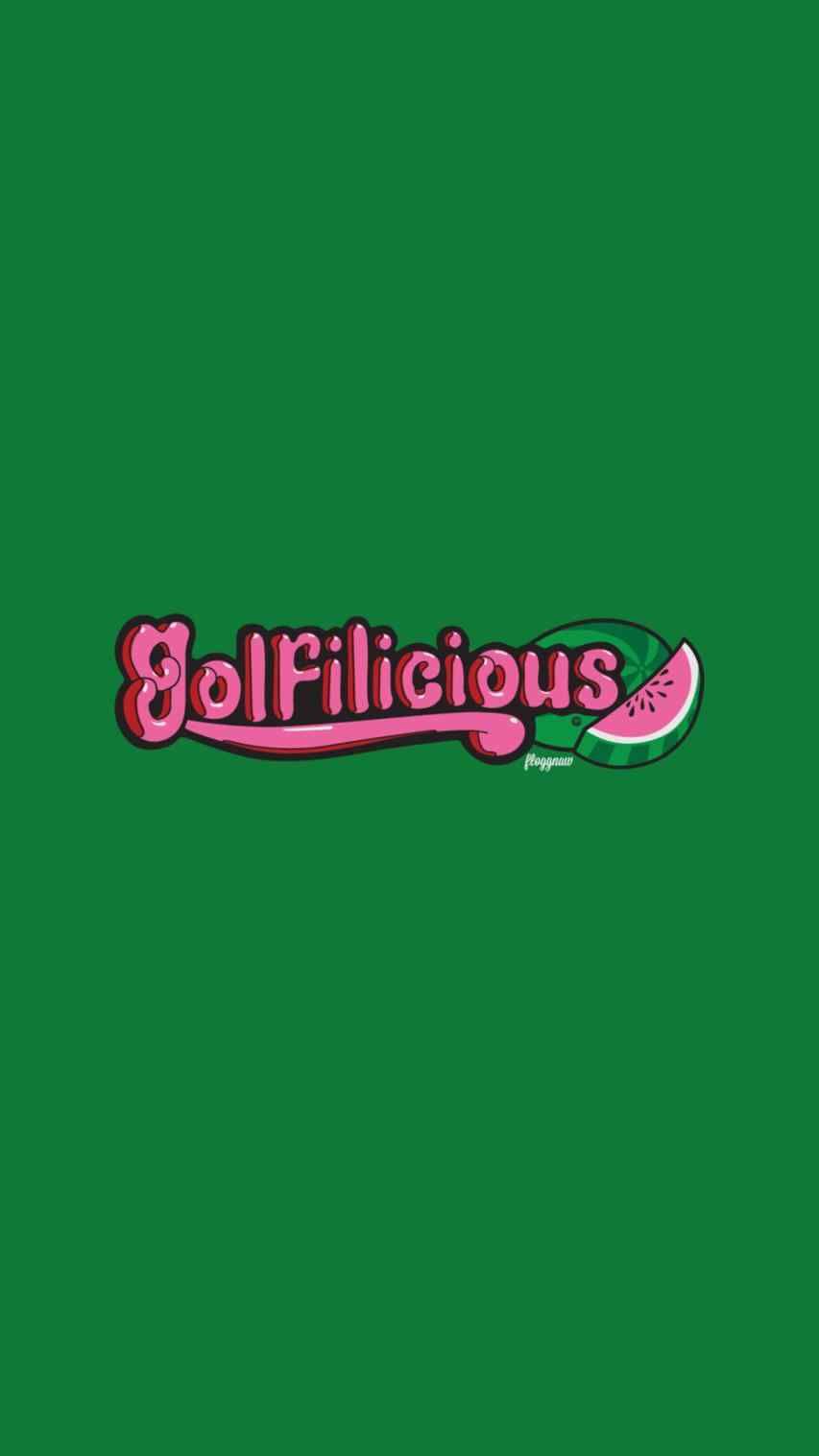 Logo Golfilicious anguria verde, 853x1517 Full HD Verticale, Smartphone