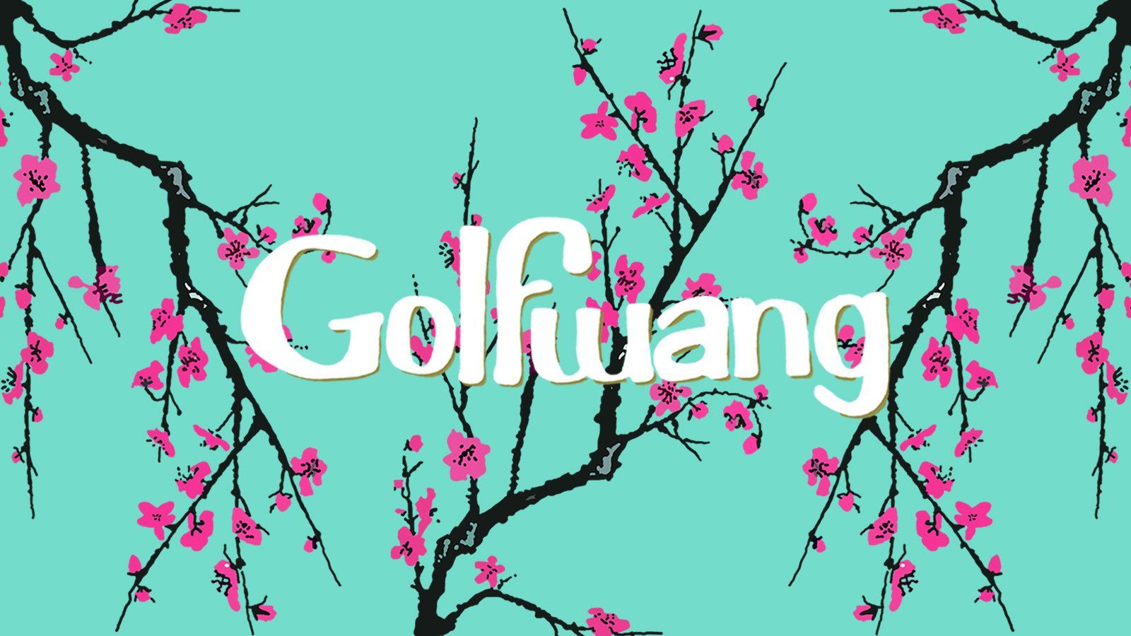Logo Golf Wang fiori ciliegio, 1600x900 HD Ready, Desktop